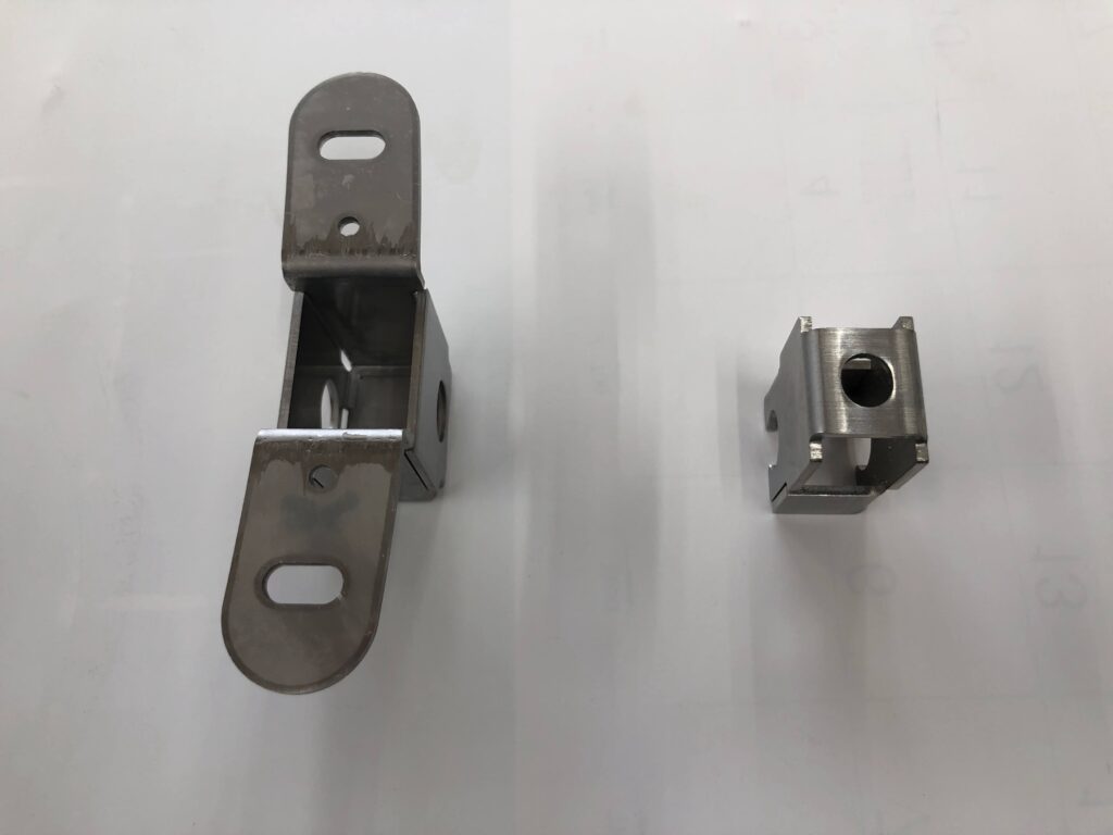 嵌合部品 材質:SUS304 板厚:2.0t